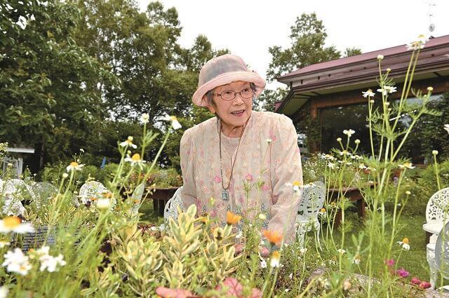 写真4:紫竹ガーデンを凝縮して小さくしたお庭のテーブルガーデンの様子を表す写真。