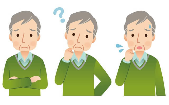 写真1:加齢による言語障害をあらわすイラスト