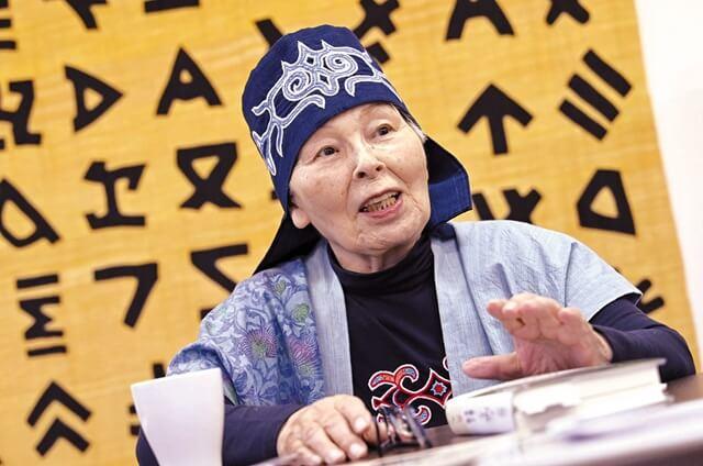 うかじしずえ氏の写真。