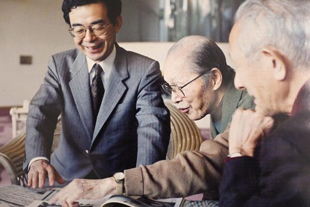 さわやか福祉財団立上げの頃のほった氏の写真(本人提供)。