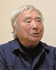 写真:話し手の三浦雄一郎氏の写真。