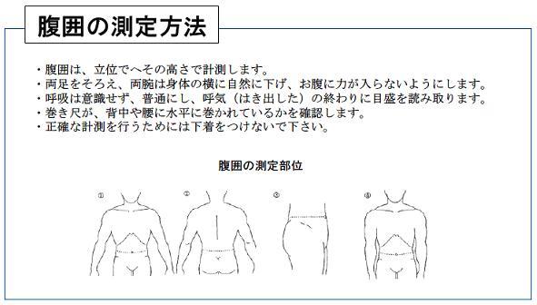 腹囲の基準は なぜ85cm 健康長寿ネット