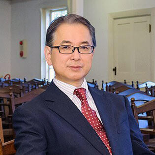 写真:筆者の駒村康平先生